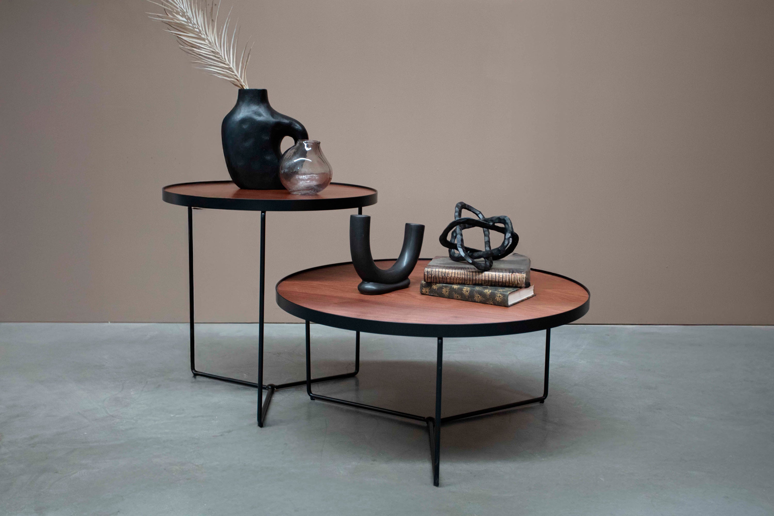 Mesa de centro y lateral  Dual